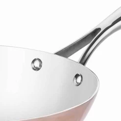 Wok-Pfanne Aus Kupfer - Ø 24 Cm 9 Wok-Pfanne Aus Kupfer - Ø 24 Cm -Küche Zu Hause 512 detail 3941 1