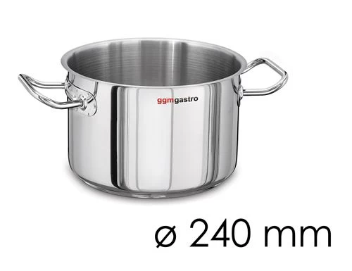 Fleischtopf - Ø 240 Mm - Höhe 150 Mm | Edelstahltopf | Kochtopf | Küchentopf | Bratentopf | Induktion 3 Fleischtopf - Ø 240 Mm - Höhe 150 Mm | Edelstahltopf | Kochtopf | Küchentopf | Bratentopf | Induktion