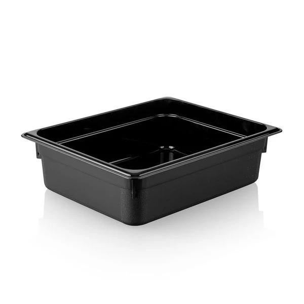Polycarbonat GN Behälter 1/2 - Schwarz - Tiefe 100 Mm 4 Polycarbonat GN Behälter 1/2 - Schwarz - Tiefe 100 Mm – Bild 2
