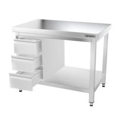 Edelstahl Arbeitstisch PREMIUM - 1000x800mm - Mit Grundboden Ohne Aufkantung 20 Edelstahl Arbeitstisch PREMIUM - 1000x800mm - Mit Grundboden Ohne Aufkantung -Küche Zu Hause ATK108 009 b4e4