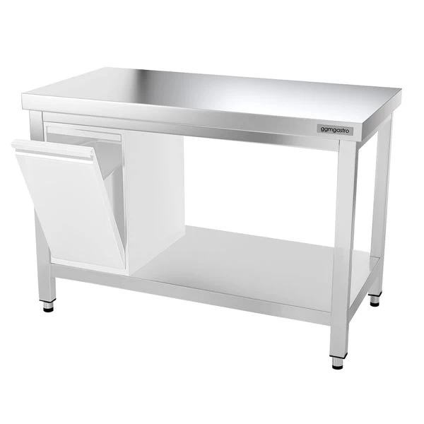 Edelstahl Arbeitstisch PREMIUM - 1200x700mm - Mit Grundboden Ohne Aufkantung 8 Edelstahl Arbeitstisch PREMIUM - 1200x700mm - Mit Grundboden Ohne Aufkantung – Bild 6