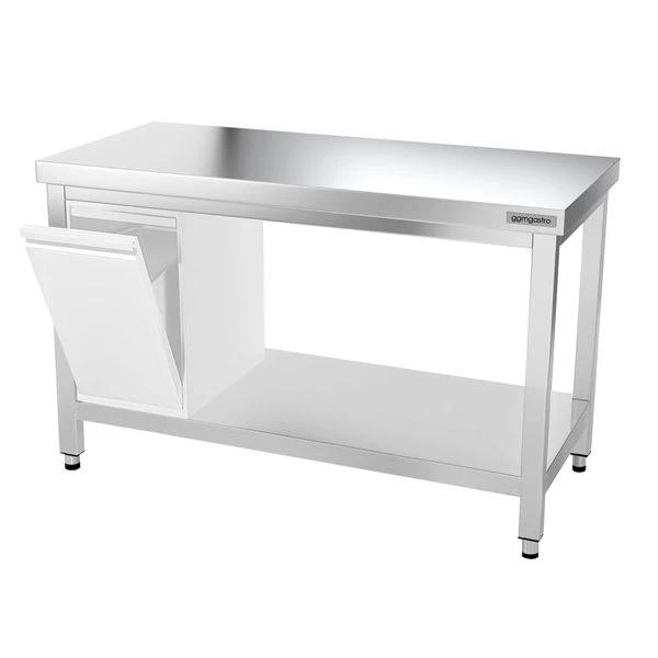 Edelstahl Arbeitstisch PREMIUM - 1400x800mm - Mit Grundboden Ohne Aufkantung 9 Edelstahl Arbeitstisch PREMIUM - 1400x800mm - Mit Grundboden Ohne Aufkantung – Bild 7