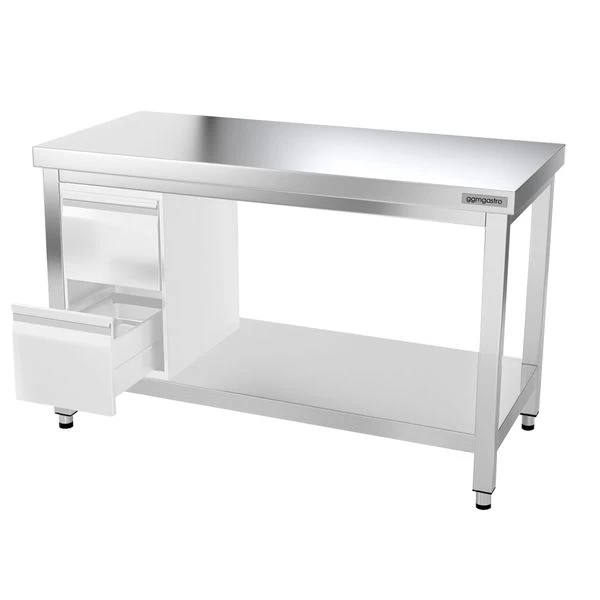 Edelstahl Arbeitstisch PREMIUM - 1400x800mm - Mit Grundboden Ohne Aufkantung 10 Edelstahl Arbeitstisch PREMIUM - 1400x800mm - Mit Grundboden Ohne Aufkantung – Bild 8