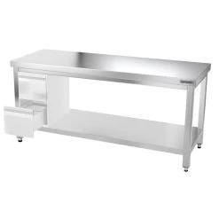 Edelstahl Arbeitstisch PREMIUM - 1500x600mm - Mit Grundboden Ohne Aufkantung 19 Edelstahl Arbeitstisch PREMIUM - 1500x600mm - Mit Grundboden Ohne Aufkantung -Küche Zu Hause ATK156 006 2513