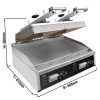 Highspeed Doppel-Kontaktgrill | Hamburger Grill - 12 KW - Automatisch - Digitales Display 1 Highspeed Doppel-Kontaktgrill | Hamburger Grill - 12 KW - Automatisch - Digitales Display -Küche Zu Hause BGOM2 0 e5a2
