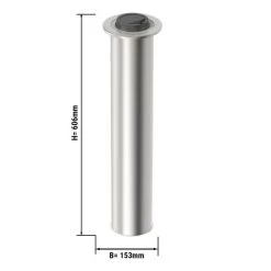 Deckelspender Edelstahl Mit Feder - Einbauversion