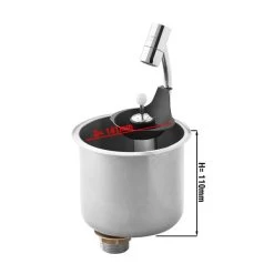 Eisportioniererdusche Mit Portioniererdusche & Integr. Wasser-Rückfluss Verhinderer