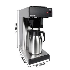 Filterkaffeemaschine - 2,0 Liter - Inkl. Isolierkanne