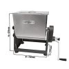 Fleischmischer - 28 Liter - 25 Kg - Manuell 2 Fleischmischer - 28 Liter - 25 Kg - Manuell -Küche Zu Hause FMFC25 abm d3cb