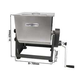 Titelseite 5 Fleischmischer - 28 Liter - 25 Kg - Manuell