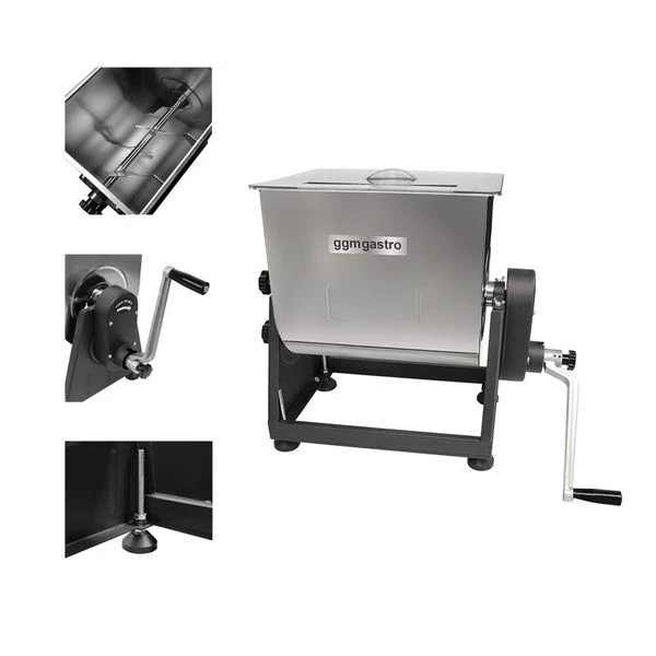 Fleischmischer - 28 Liter - 25 Kg - Manuell 5 Fleischmischer - 28 Liter - 25 Kg - Manuell – Bild 4