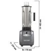 HAMILTON BEACH | Foodmixer EXPEDITOR - 1,8 Liter - 750 Watt - Edelstahlbehälter -Küche Zu Hause FMHBC6S masse 4365