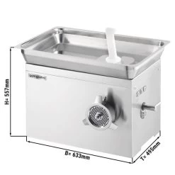 Elektrischer Fleischwolf - 650kg/h - 1,8 KW