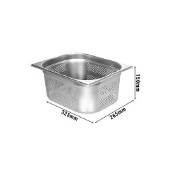 GN Behälter Gelocht 1/2 - Tiefe 150 Mm