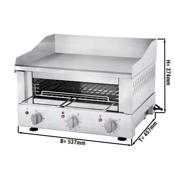 ROBAND | Griddle Toaster 500 - 3,3 KW - Grill & Salamander 3 ROBAND | Griddle Toaster 500 - 3,3 KW - Grill & Salamander