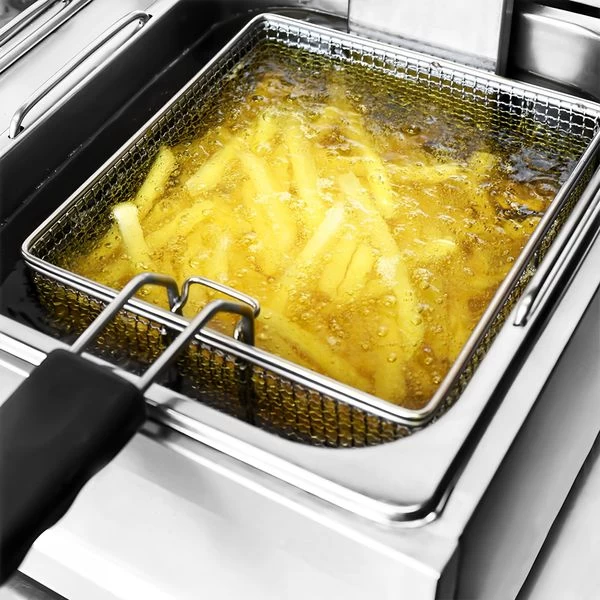 Induktions-Fritteuse - 8 Liter - 3,5 KW - Ablasshahn 6 Induktions-Fritteuse - 8 Liter - 3,5 KW - Ablasshahn – Bild 4