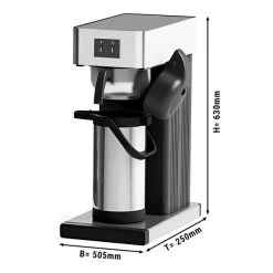 Filterkaffeemaschine - 2,2 Liter - 2,2kW - Inkl. Pumpthermoskanne