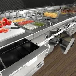 Elektro Wasserdirektgrill - 3,75 KW 17 Elektro Wasserdirektgrill - 3,75 KW -Küche Zu Hause Loft links edelstahl 80e7 7