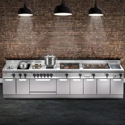 Gasherd - 21,5 KW - 4 Brenner 17 Gasherd - 21,5 KW - 4 Brenner -Küche Zu Hause Lorrenzo 700 front b667 4