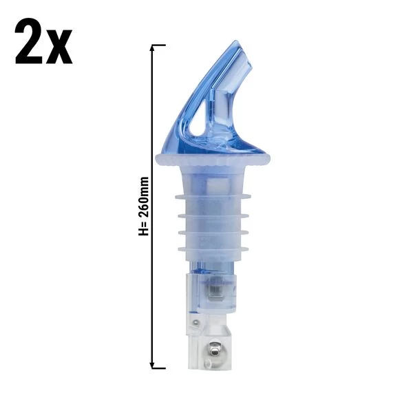 (2 Stück) Messausgießer - 20ml - Blau 3 (2 Stück) Messausgießer - 20ml - Blau