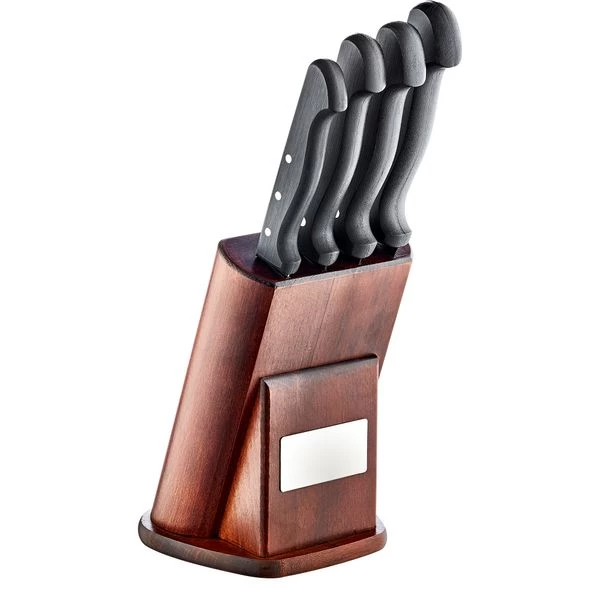 Messerblock Mit Messer 5 Teilig 4 Messerblock Mit Messer 5 Teilig – Bild 2