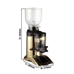 Kaffeemühle - Gold - 2kg - 400 Watt - 63dB