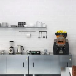 Elektrische Fruchtsaftpresse - Orange - Manuelle Zufuhr - Inkl. Ablasshahn & Reinigungsmodus -Küche Zu Hause OBZ Big room b865 2