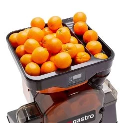 Elektrische Fruchtsaftpresse - Orange - Manuelle Zufuhr - Inkl. Ablasshahn & Reinigungsmodus -Küche Zu Hause OBZ detail insertion tube 858b 2