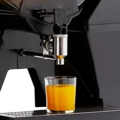 Elektrische Orangenpresse - Silber - Automatische Zufuhr - Inkl. Ablasshahn & Reinigungsmodus -Küche Zu Hause OMZ OBZ detail spout 2d00