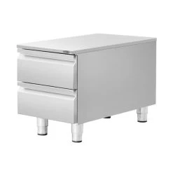 Edelstahl Schubladenschrank - 0,4 M - Mit 2 Schubladen 21 Edelstahl Schubladenschrank - 0,4 M - Mit 2 Schubladen -Küche Zu Hause SS2K466 E 1 cc98 2