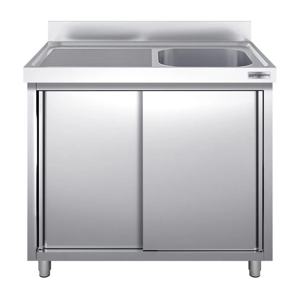 Spülschrank PREMIUM - 1000x700mm - Mit 1 Becken Rechts 5 Spülschrank PREMIUM - 1000x700mm - Mit 1 Becken Rechts – Bild 3