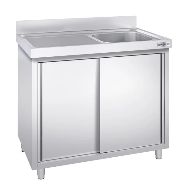 Spülschrank PREMIUM - 1000x700mm - Mit 1 Becken Rechts 4 Spülschrank PREMIUM - 1000x700mm - Mit 1 Becken Rechts – Bild 2