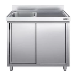 Spülschrank PREMIUM - 1200x600mm - Mit 1 Becken Links 10 Spülschrank PREMIUM - 1200x600mm - Mit 1 Becken Links -Küche Zu Hause SSK126BL1 cf23
