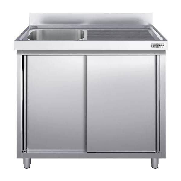 Spülschrank PREMIUM - 1200x600mm - Mit 1 Becken Links 5 Spülschrank PREMIUM - 1200x600mm - Mit 1 Becken Links – Bild 3