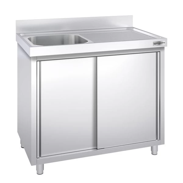 Spülschrank PREMIUM - 1400x600mm - Mit 1 Becken Links 4 Spülschrank PREMIUM - 1400x600mm - Mit 1 Becken Links – Bild 2