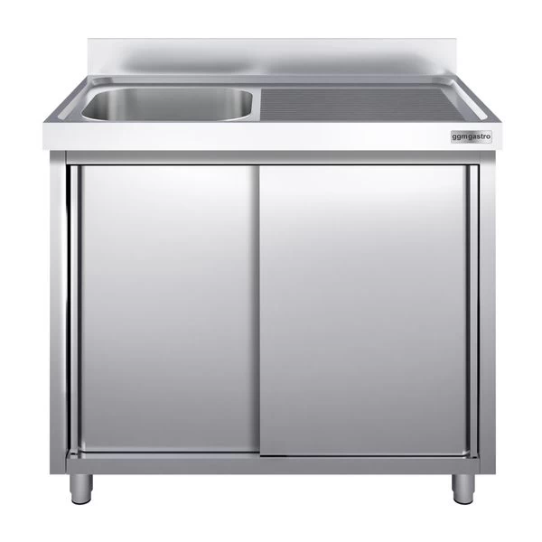 Spülschrank PREMIUM - 1400x600mm - Mit 1 Becken Links 5 Spülschrank PREMIUM - 1400x600mm - Mit 1 Becken Links – Bild 3