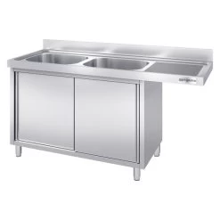 Spülmaschinen Spülschrank - 1800x700mm - Mit 2 Becken Links -Küche Zu Hause SSK187SBL2 2 b85d