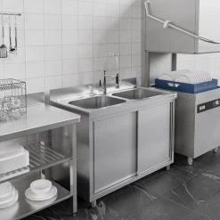 Spülschrank PREMIUM - 1000x700mm - Mit 2 Becken Mittig 12 Spülschrank PREMIUM - 1000x700mm - Mit 2 Becken Mittig -Küche Zu Hause SSR107BM2IMAGE 94d8