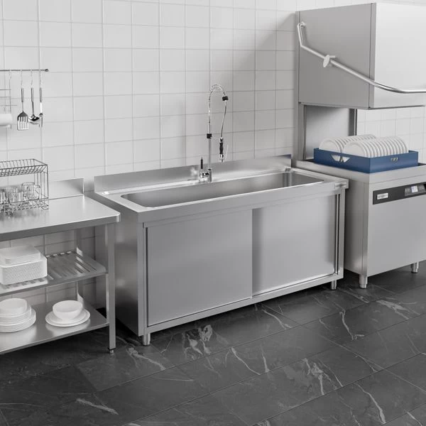 Topfspülschrank - 2000x600mm - Mit 1 Becken 7 Topfspülschrank - 2000x600mm - Mit 1 Becken – Bild 5