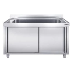 Topfspülschrank - 2000x600mm - Mit 1 Becken 10 Topfspülschrank - 2000x600mm - Mit 1 Becken -Küche Zu Hause SSR206T1 1 30b1
