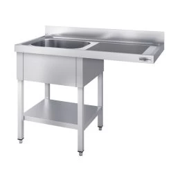 Spülmaschinen Spültisch - 1400x600mm - Mit 1 Becken Links 10 Spülmaschinen Spültisch - 1400x600mm - Mit 1 Becken Links -Küche Zu Hause STK146SBL1 2 4c51