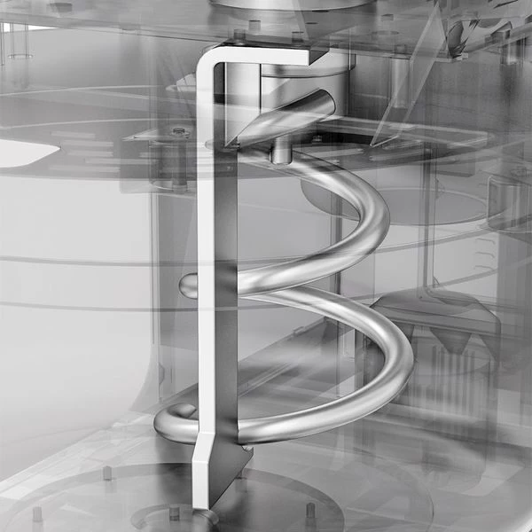 Bäckerei-Spiralteigknetmaschine - 368 Liter / 250 Kg - 2 Geschwindigkeiten - Mit Festem Kessel - 2 Motoren 9 Bäckerei-Spiralteigknetmaschine - 368 Liter / 250 Kg - 2 Geschwindigkeiten - Mit Festem Kessel - 2 Motoren – Bild 7