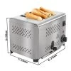 Toaster - Für 4 Scheiben 1 Toaster - Für 4 Scheiben -Küche Zu Hause TOET4 002 masse 82a8