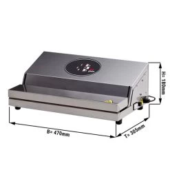 Vakuumiergerät - 28 Liter/Minute - 450 Watt - Tischgerät