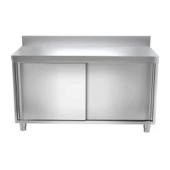 Edelstahl Arbeitsschrank PREMIUM - 1600x700mm - Mit Schiebetür & Aufkantung 15 Edelstahl Arbeitsschrank PREMIUM - 1600x700mm - Mit Schiebetür & Aufkantung -Küche Zu Hause ask166a d0e1