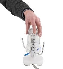 Behälter-, Gläser- & Kragendusche Mit Standfuss Mit Saugnäpfen & Schlauch 9 Behälter-, Gläser- & Kragendusche Mit Standfuss Mit Saugnäpfen & Schlauch -Küche Zu Hause bgkdlb4502 glas 0e56