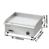 Elektrogrill Bratplatte - 3 KW 1 Elektrogrill Bratplatte - 3 KW -Küche Zu Hause egk55 masse 9509