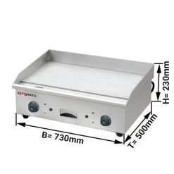 Elektrogrill Bratplatte - 4,3 KW