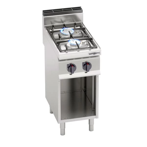 Gasherd - 9,5 KW - 2 Brenner 4 Gasherd - 9,5 KW - 2 Brenner – Bild 2