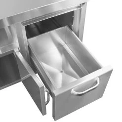 Unterschrank Für Getränkespender Mit Becherhaltern & Eiswürfelfach - 1,5 M -Küche Zu Hause kbask lade1 3c15 1